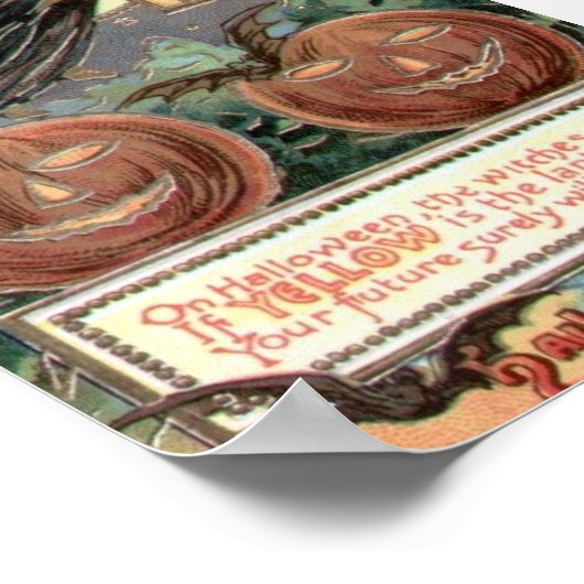 Poster Salutations d'Halloween (Coin)