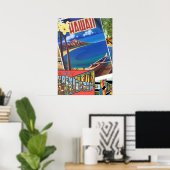 Poster Salutations d'Hawaii (Bureau à domicile)