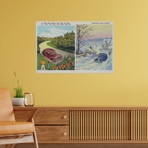 Poster Salutations Drôle De L'Affiche Florida