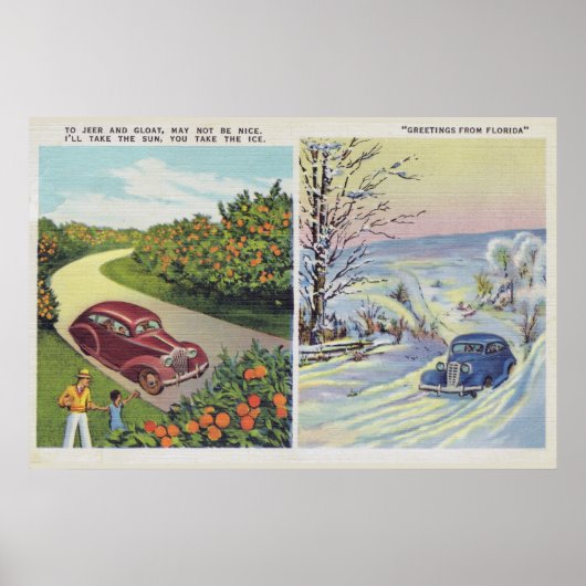 Poster Salutations Drôle De L'Affiche Florida (Devant)