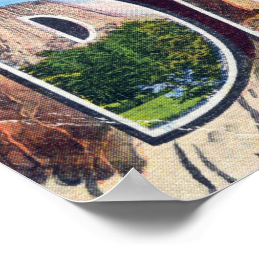 Poster Salutations du Dakota du Sud (Coin)