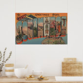 Poster Salutations du Grand Sud-Ouest (Cuisine)