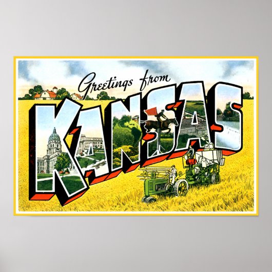 Poster Salutations du Kansas (Devant)