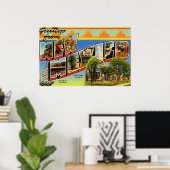 Poster Salutations du Nouveau-Mexique (Bureau à domicile)