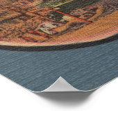 Poster Salutations du pays indien du sud-ouest (Coin)