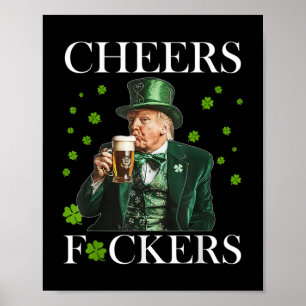 Poster Salutations Pour Le Jour de la Saint Patrick Drôle
