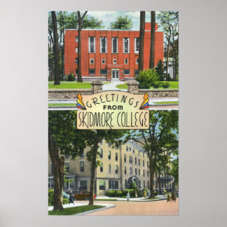 Poster Salutations sur les scènes de Skidmore College