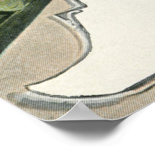 Poster Salutations vintages d'Ostenend (Coin)