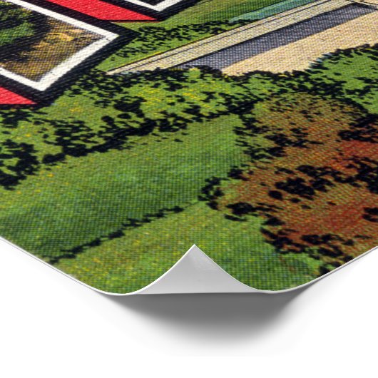 Poster Salutations vintages du Tennessee (Coin)