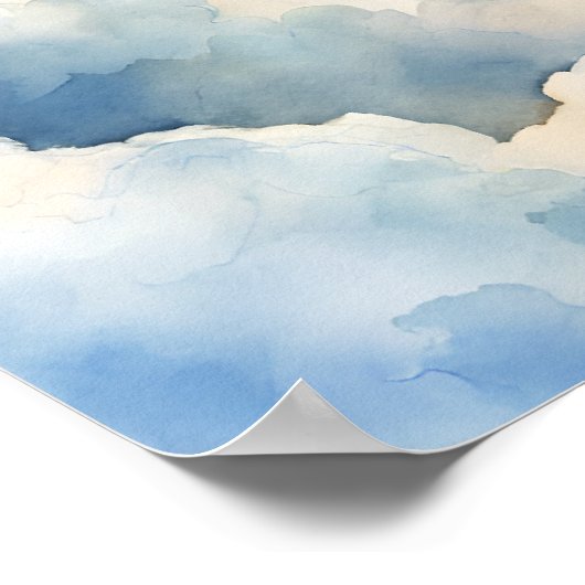 Poster Salvation, Cross in the Clouds, (Coin)