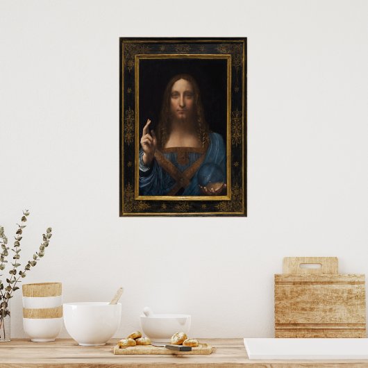 POSTER SALVATOR MUNDI (Cuisine)