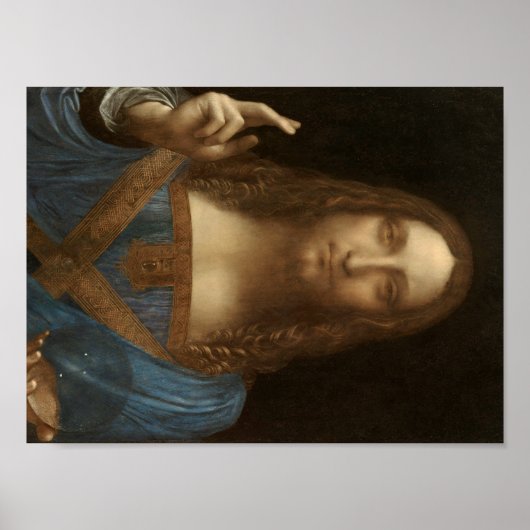 Poster Salvator Mundi by Leonardo da Vinci (Devant)