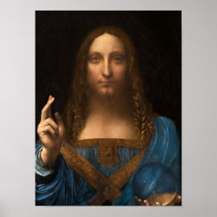 Poster Salvator Mundi by Leonardo da Vinci