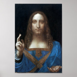 Poster Salvator Mundi, Jésus Christ, Léonard de Vinci