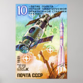 Poster Salyut 1981 (Devant)