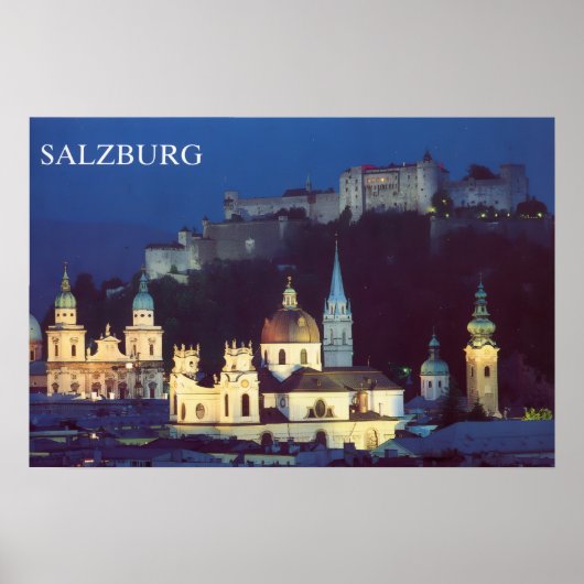 Poster Salzbourg (Devant)