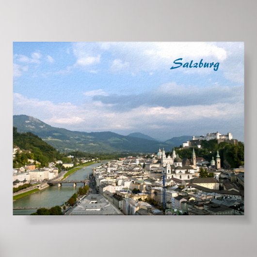 Poster Salzbourg (Devant)