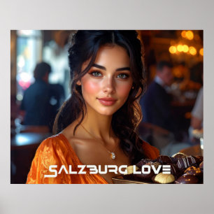 POSTER SALZBOURG AMOUR - AMOUR D'AUTRICHE