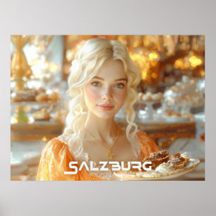 POSTER SALZBOURG - AMOUR D'AUTRICHE