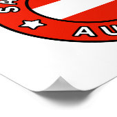 Poster Salzbourg Autriche (Coin)