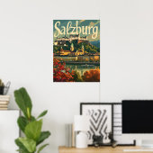 Poster Salzbourg Vintage (Bureau à domicile)