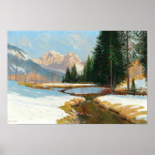 Poster Salzburger Alps-View, (Devant)