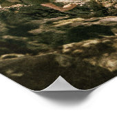 Poster Sam et FRODO™ approchent le mont Doom (Coin)