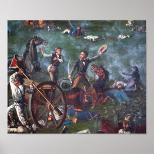 Poster Sam Houston à San Jacinto