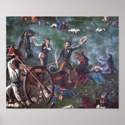 Poster Sam Houston à San Jacinto (Devant)