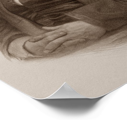 Poster Sam Houston Portrait (Coin)