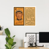 Poster Sam Leever Pirates Baseball 1911 (Bureau à domicile)
