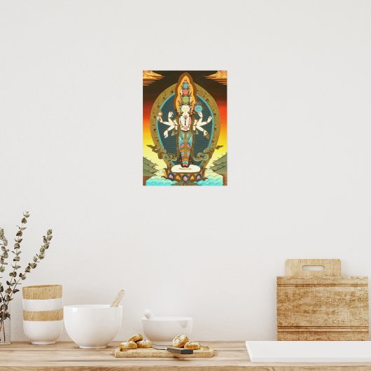 Poster Samantamukha Avalokiteshvara (Cuisine)