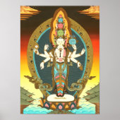 Poster Samantamukha Avalokiteshvara (Devant)