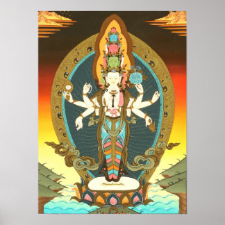 Poster Samantamukha Avalokiteshvara
