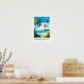 Poster Samara Beach Costa Rica Imprimer voyage (Cuisine)
