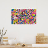 Poster "Samba" Art Abstrait (Cuisine)