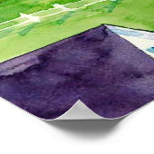 Poster samedi après-midi aquarelle (Coin)