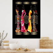 Poster Samedi Nuit en ville (Cuisine)