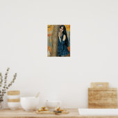 Poster Samhain Gothic Automne Sorcière Imaginaire Art Pos (Cuisine)