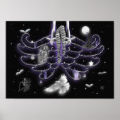 Poster Samhain Night print. (Devant)