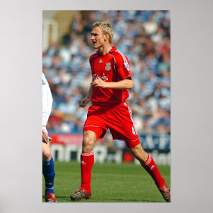 Poster Sami Hyypia Jouer Pour Liverpool FC