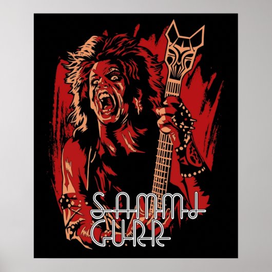Poster Sammi Curr vit (Devant)