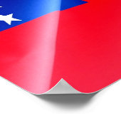 Poster Samoa - Drapeau d'agitation - (Coin)