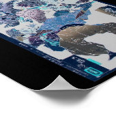 Poster Samouraï attaqué par Tengu, vers 1883 (Coin)