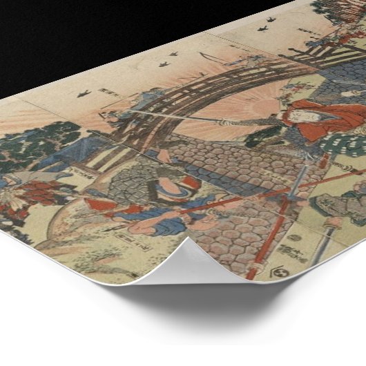 Poster Samouraï avec deux épées vers 1810 (Coin)