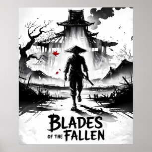 Poster Samouraï des ruines d'Ashen