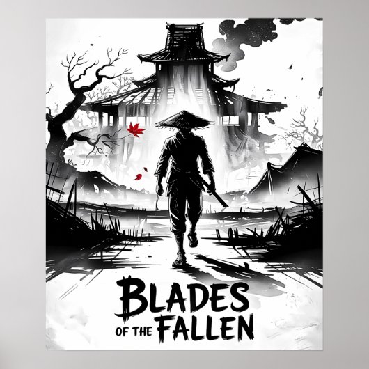 Poster Samouraï des ruines d'Ashen (Devant)