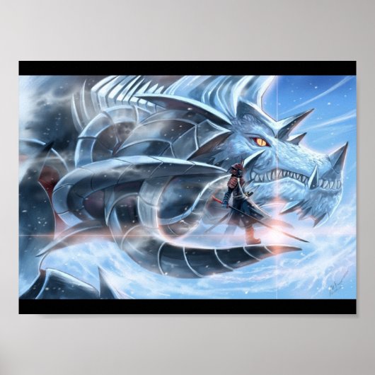 Poster Samouraï Et Dragon De Glace (Devant)