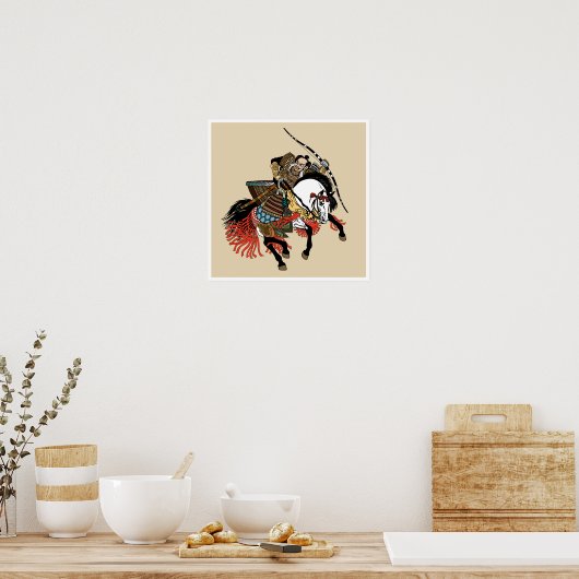 Poster Samouraï horseman (Cuisine)