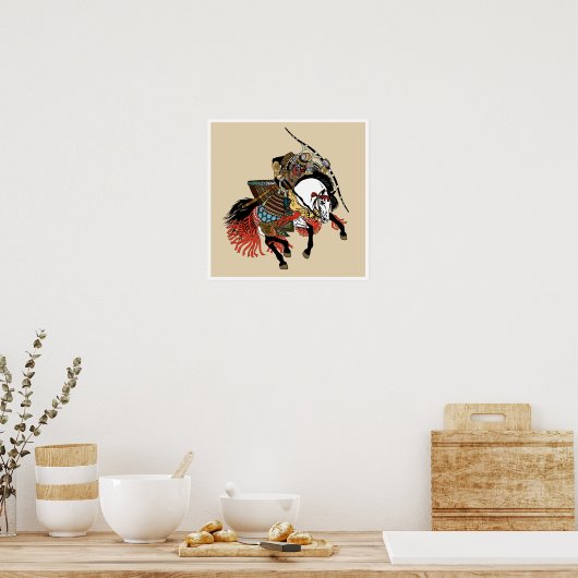 Poster Samouraï horseman (Cuisine)